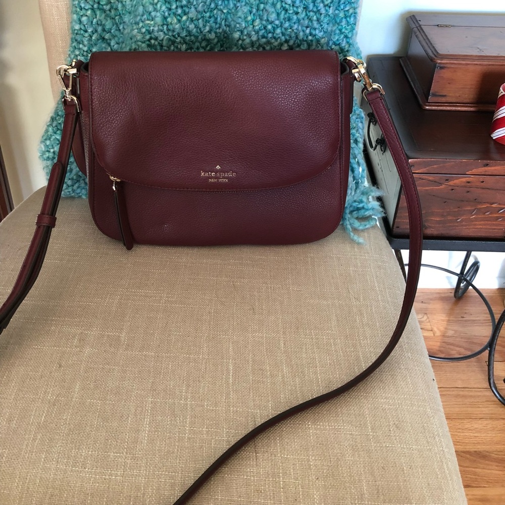 Burgundy Kate Spade Crossbody